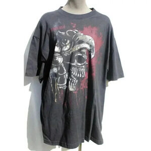 Vintage Conquer Graphic Tee Black Concert TourT-Shirt Tee Shirt XL